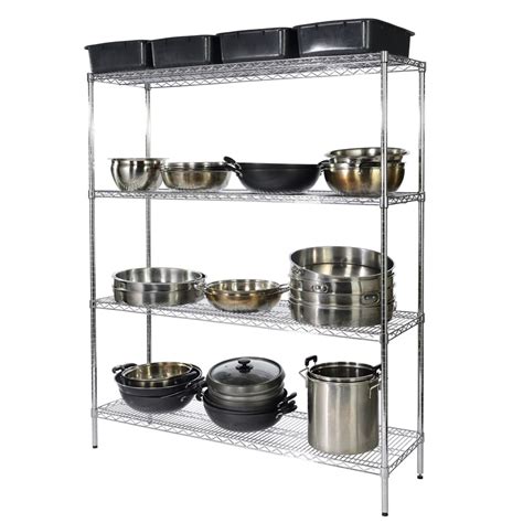 cheap metal shelves for restaurant shelf brackets|Kitchen Storage Racks You'll Love .